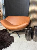 Label Gigi draaifauteuil - Nieuw Leer, Huis en Inrichting, Fauteuils, Ophalen, ., Leer, 75 tot 100 cm