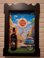 Bar mancave wand deco havana club rum., Nieuw, Ophalen of Verzenden, Minder dan 5 flessen, Metaal