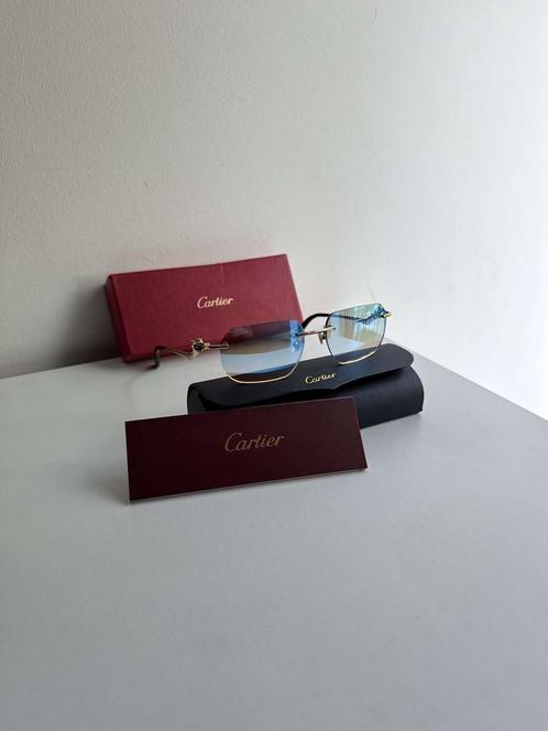 Cart Speciaal licht blauw, Sieraden, Tassen en Uiterlijk, Zonnebrillen en Brillen | Heren, Zo goed als nieuw, Bril, Overige merken