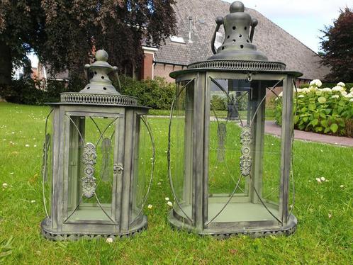 lantaarn , windlicht, Huis en Inrichting, Woonaccessoires | Kandelaars en Kaarsen, Nieuw, 50 tot 75 cm, Metaal, Ophalen of Verzenden