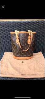 Louis Vuitton  Monogram Canvas Bucket PM Tas- Origineel!, Ophalen, Zo goed als nieuw, Bruin, Handtas