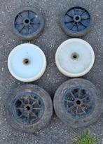 3x setje massieve wielen, asgat 20 mm, Ophalen of Verzenden, Gebruikt