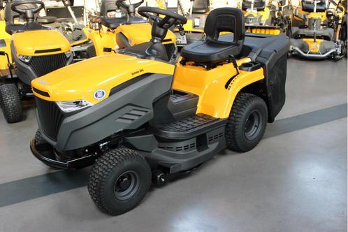 JCC aanbieding: Stiga estate 384 hydrostaat!, Tuin en Terras, Zitmaaiers, Nieuw, Elektrische starter, Mulchfunctie, Opvangbak