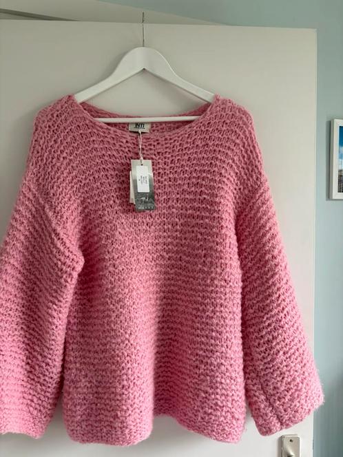 Inti knitwear prachtige baby alpaca zomertrui maat M, Kleding | Dames, Truien en Vesten, Zo goed als nieuw, Maat 38/40 (M), Roze