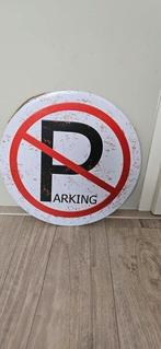 Verboden te parkeren bord 30cm leuk voor in de mancave, Verzamelen, Ophalen of Verzenden, Gebruikt, Reclamebord
