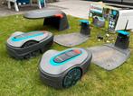 GARDENA SILENO City + Minimo + 2x laadstation + 1x Garage, Ophalen, Gebruikt, 20 tot 25 cm, GARDENA