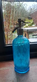 Blauwe Sifonfles, Ophalen