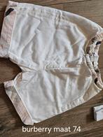 Burberry korte broek meisje maat 74(valt als 80), Broekje, Meisje, Ophalen of Verzenden, Zo goed als nieuw
