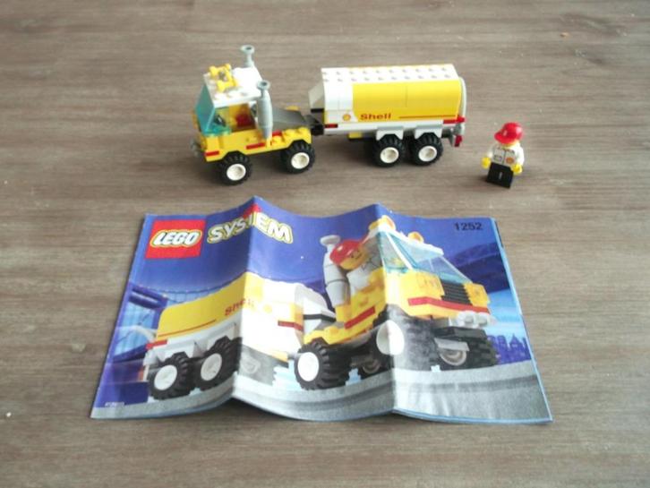 lego 1252 shell tanker (1999), Kinderen en Baby's, Speelgoed | Duplo en Lego, Gebruikt, Lego, Complete set, Ophalen of Verzenden