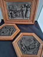 Tinnen Wanddecoratie - Duits Handwerk, Antiek en Kunst, Ophalen of Verzenden