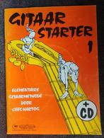 Gitaar starter 1 - Cees Hartog + CD, Ophalen of Verzenden, Gebruikt, Les of Cursus, Gitaar