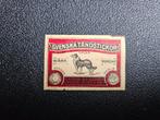 Zweedse lucifersetiket - Collie Hond 31x47mm, Ophalen of Verzenden, Gebruikt, Verpakking