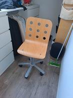 Ikea bureaustoel - Houten zitting, Huis en Inrichting, Ophalen of Verzenden, Gebruikt, Bruin, Bureaustoel