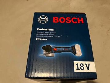Nieuw in doos Bosch professioneel haakse slijper 800W 18Volt beschikbaar voor biedingen
