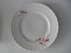vintage mosa 6 ontbijtbordjes + botervloot - roze bloemetjes, Antiek en Kunst, Curiosa en Brocante, Ophalen of Verzenden