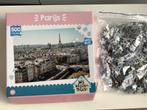 Puzzel Luchtfoto uitzicht op Parijs Eiffeltoren 500 st., Ophalen of Verzenden, 500 t/m 1500 stukjes, Gebruikt, Legpuzzel
