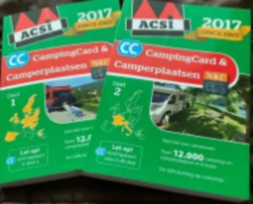 ACSI van NKC Camperplaatsen gids deel 1 en 2 Europa 2017, Boeken, Reisgidsen, Zo goed als nieuw, Campinggids, Europa, Overige merken