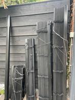 Jaloezieën houten lamellen zwart (5 stuks), Ophalen, Gebruikt, 200 cm of meer, Zwart