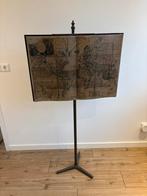 Brocante Wereldkaart Schoolplaat op Standaard, Ophalen