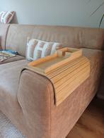 Dienblad armleuning hout flexibel, Ophalen of Verzenden, Nieuw, Rechthoekig, Hout