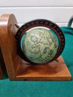 - boekensteunen wereldbol globe, Verzamelen, Retro, Ophalen of Verzenden