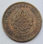 Zuid-Afrika ½ cent 1961 UNC* KM# 56, Ophalen of Verzenden, Zuid-Afrika, Losse munt