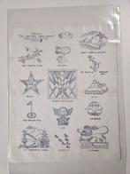 Britse Engelse rijst papier badge pamflet kaart, Verzamelen, Militaria | Tweede Wereldoorlog, Ophalen of Verzenden, Landmacht