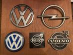 5 Auto Emblemen - Volvo, VW, Opel, Ophalen of Verzenden