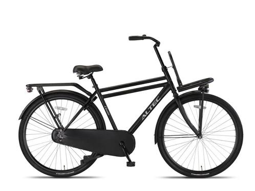 Altec Classic Transportfiets Heren 28 inch Mat Zwart,,, Fietsen en Brommers, Fietsen | Heren | Herenfietsen, Nieuw, Overige merken