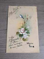Vintage Franse Ansichtkaart - Bonne Fête kunststof, Ophalen of Verzenden