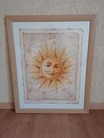 Zonnige Wanddecoratie - Zon Afbeelding, Antiek en Kunst, Kunst | Tekeningen en Foto's, Ophalen