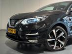 Nissan Qashqai 1.2 Tekna + BOSE /Clima/Cruise/LED/PANO/Leer/, Voorwielaandrijving, Gebruikt, 4 cilinders, Zwart