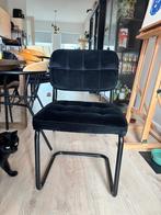 Eetkamerstoelen zwart, Huis en Inrichting, Stoelen, Ophalen, Gebruikt, Twee, Zwart