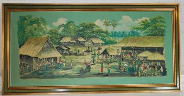 Levendige Impressie Indonesisch dorpje  vanaf €77 beschikbaar voor biedingen