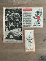 Voetbal krantenartikel Nederland Belgie april 1976 ##, Verzamelen, Ophalen of Verzenden, Knipsel(s)