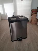 Eko duo pedaalprullenbak, 30+30L, Huis en Inrichting, Woonaccessoires | Prullenbakken, Ophalen, Met pedaal, 50 tot 75 cm, 40 liter of meer