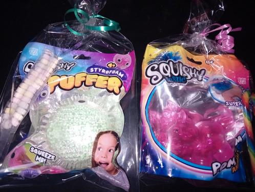 Traktatie squishy dieren en/ of pufferbal met snoepje 1.25, Hobby en Vrije tijd, Feestartikelen, Nieuw, Feestartikel, Verjaardag