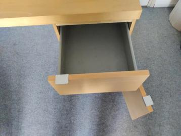 Ikea Malm bureau - lichtbruin - afbeelding 6