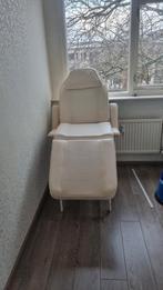 Behandelstoel voor schoonheidssalon, Gebruikt, Wit, Ophalen of Verzenden, Metaal