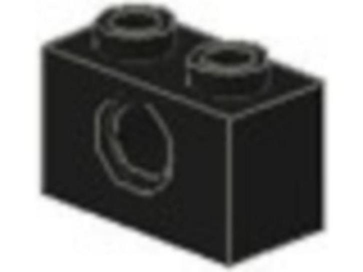Lego Stenen 5x 1x2 Technic Hole Zwart 3700 (NIEUW), Kinderen en Baby's, Speelgoed | Duplo en Lego, Nieuw, Lego, Losse stenen, Ophalen of Verzenden