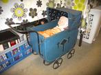 Poppenwagen, antiek, 4 leuke wagens, Ophalen