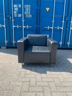 Modern lederen design fauteuil, Ophalen of Verzenden, Zo goed als nieuw, Leer, Modern, luxueus