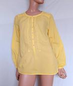 0039 ITALY Blouse , Maat M, Verzenden, Zo goed als nieuw, Maat 38/40 (M), Geel