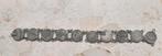 Armband bestaande uit 10 zilvereb dubbeltjes, Sieraden, Tassen en Uiterlijk, Armbanden, Ophalen of Verzenden, Zo goed als nieuw