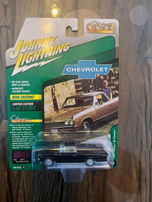 Johnny Lightning 1:64 Chevrolet El Camino, Hobby en Vrije tijd, Modelauto's | Overige schalen, Nieuw, Auto, Verzenden