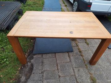 Massief eiken 100 x 160 x 78 tafel GRATIS beschikbaar voor biedingen