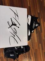 Air jordan 4 retro white thunder, Ophalen of Verzenden, Zo goed als nieuw, Zwart, Sneakers of Gympen
