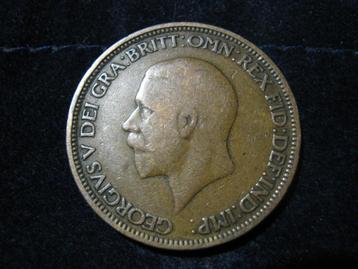 Engeland 1/2 Penny 1928 George V #c95