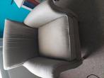 Taupe fauteuil, Ophalen of Verzenden, Gebruikt, 50 tot 75 cm