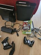 XBOX 360 S en E, Spelcomputers en Games, Spelcomputers | Xbox 360, Ophalen, Met 2 controllers, 120 GB, Gebruikt
